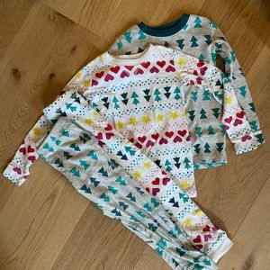 Kids Primary Organic Holiday Pajama Sets